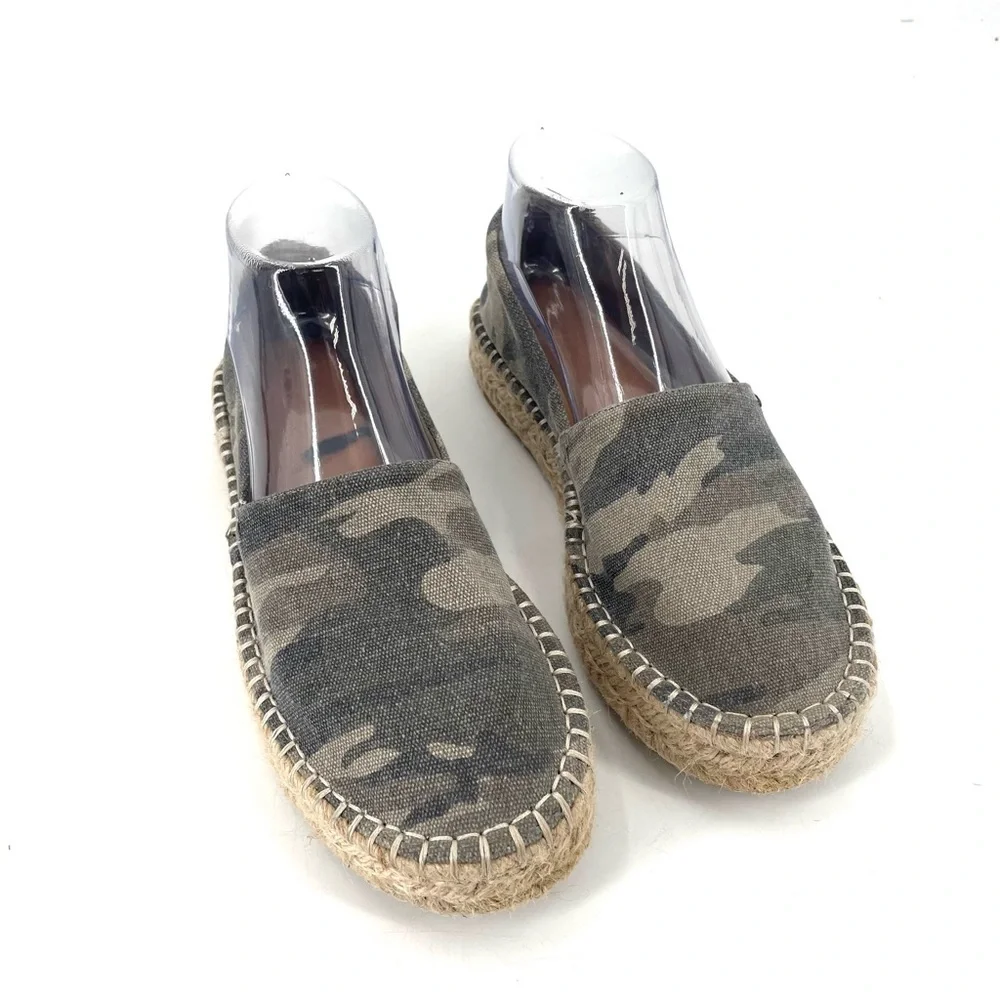 Splendid Laney Platform Camo Slip On Espadrille Flat